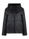 FLINN Reversible Hooded Jacket Black 2429486014 066 - MAX MARA - BALAAN 2