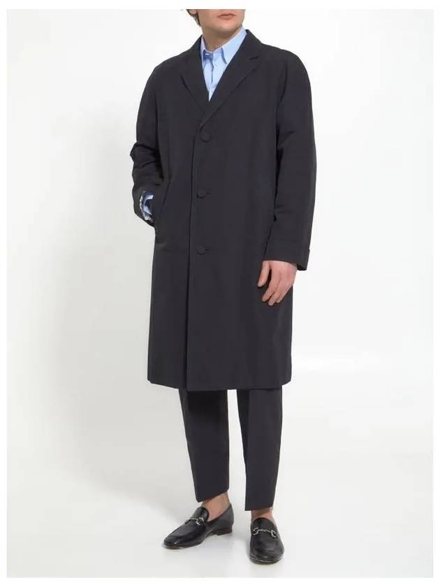 Cotton Poplin Single Coat Black - GUCCI - BALAAN 3