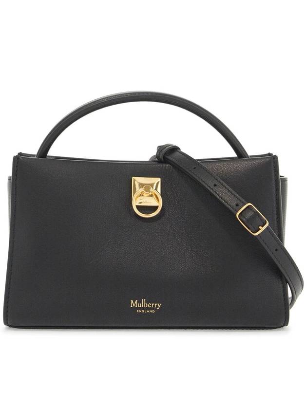 Iris Classic Mini Shoulder Bag Black - MULBERRY - BALAAN 2