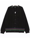 Stripe Detail Fine Knit Cardigan M2R211YL21860 - PAUL SMITH - BALAAN 3