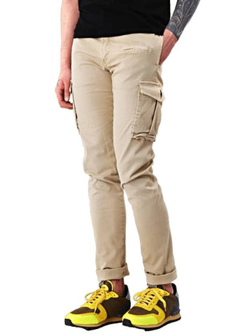 Chino slim cargo skinny pants beige - SIVIGLIA - BALAAN 1