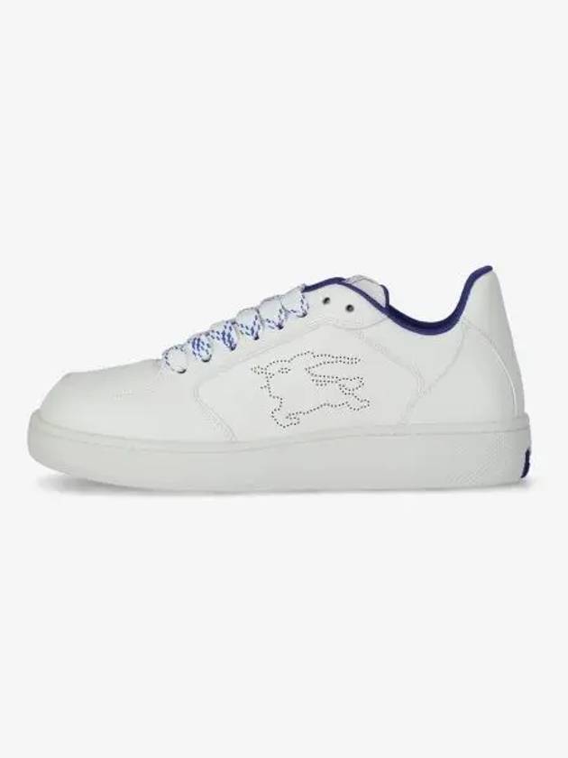 Stock Leather Low Top Sneakers White - BURBERRY - BALAAN 2