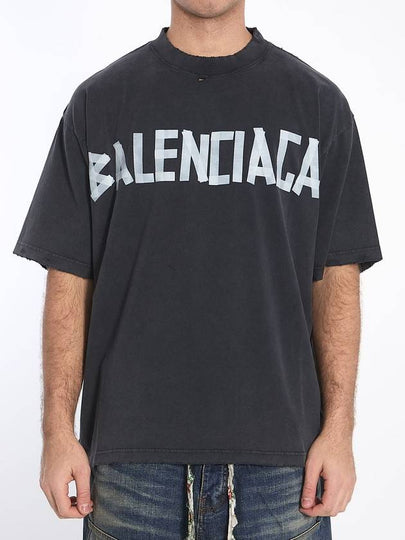 Logo Short Sleeve T-Shirt Black - BALENCIAGA - BALAAN 2