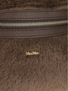 Max Mara BANAN2 Teddy belt bag brown cross - MAX MARA - BALAAN 3