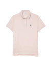 2 Button Embroidery Logo Regular Fit Polo Shirt Pink - LACOSTE - BALAAN 1