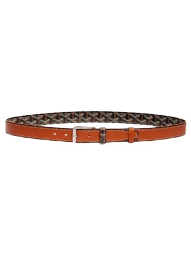 Frigate Leather Belt Black Tan - GOYARD - BALAAN 1