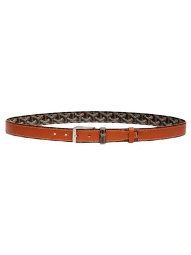 Frigate Leather Belt Black Tan - GOYARD - BALAAN 1