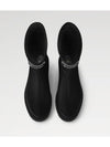 Drops Flat Half Rain Boots Black - LOUIS VUITTON - BALAAN 4