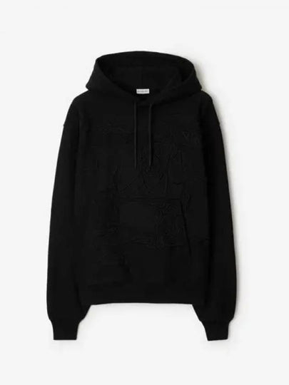 EKD Embroidered Hoodie Black - BURBERRY - BALAAN 2