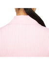 Courr ges 323MPO017FI0001 POWDER PINK Women s Short Sleeve Knit - COURREGES - BALAAN 9