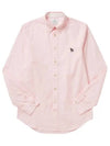 Zebra Patch Long Sleeve Shirt Light Pink - PAUL SMITH - BALAAN 3