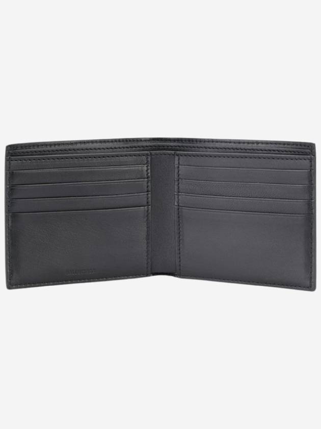 Cash Square Folded Wallet Black - BALENCIAGA - BALAAN 3