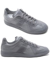 Men's Replica Leather Suede Low Top Sneakers Grey - MAISON MARGIELA - BALAAN 2