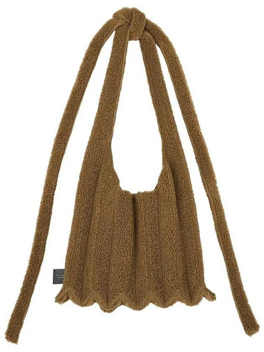 Poodle shoulder bag camel - PLEATSMAMA - BALAAN 1