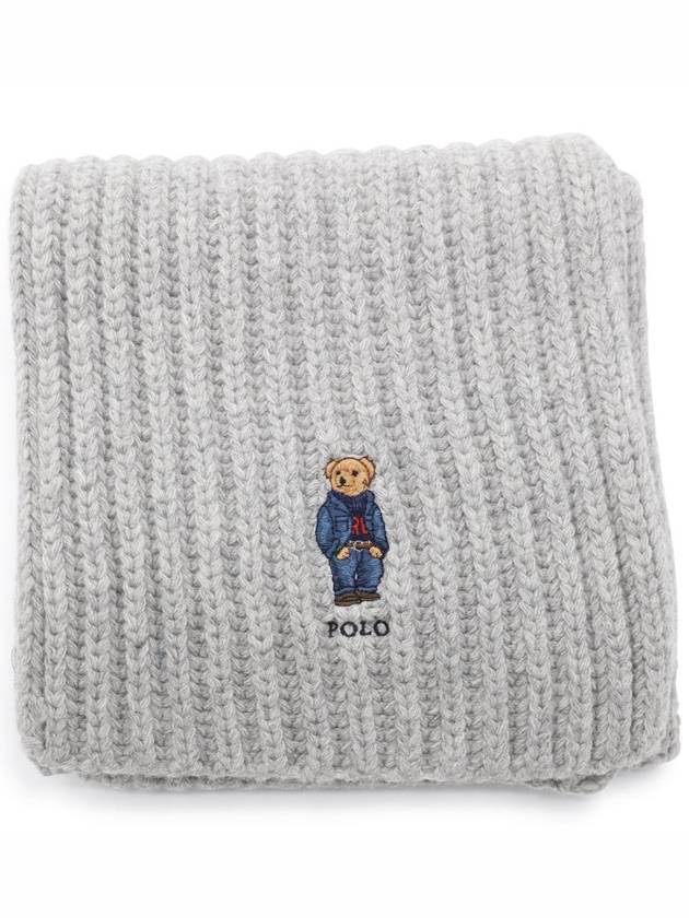 Teddy Bear Muffler Grey - POLO RALPH LAUREN - BALAAN 1