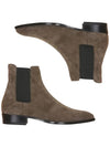 443208 BT300 2853 Saint Laurent Suede Wyatt Chelsea Boots - SAINT LAURENT - BALAAN 2