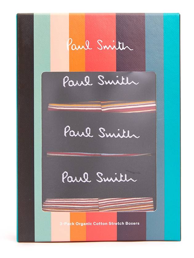 Signature Stripe Panel Boxer Briefs Set Red - PAUL SMITH - BALAAN 7