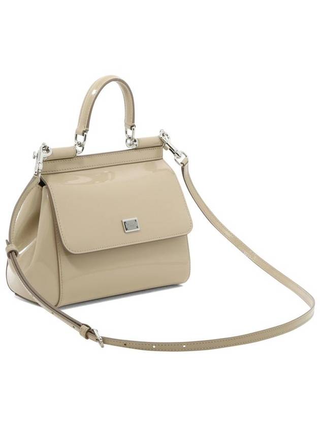 Sicily Small Calfskin Tote Bag Beige - DOLCE&GABBANA - BALAAN 6