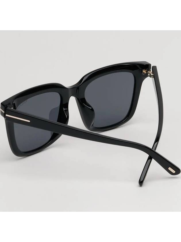 Eyewear Square Asian Fit Sunglasses Black - TOM FORD - BALAAN 5