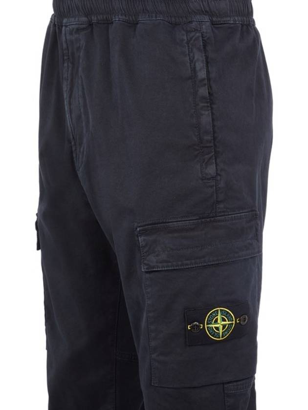 Wappen Patch Cargo Track Pants Navy - STONE ISLAND - BALAAN 5