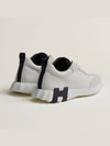 Bouncing Sneakers Calfskin Suede Goatskin Blanc - HERMES - BALAAN 6