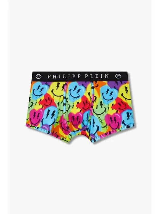 Men s Colorful Smile Pattern Draw Multi - PHILIPP PLEIN - BALAAN 1