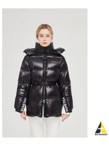 Aloro black women s down jacket - DUVETICA - BALAAN 1