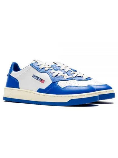 Women's Medalist Bi-Color Low-Top Sneakers Blue - AUTRY - BALAAN 2