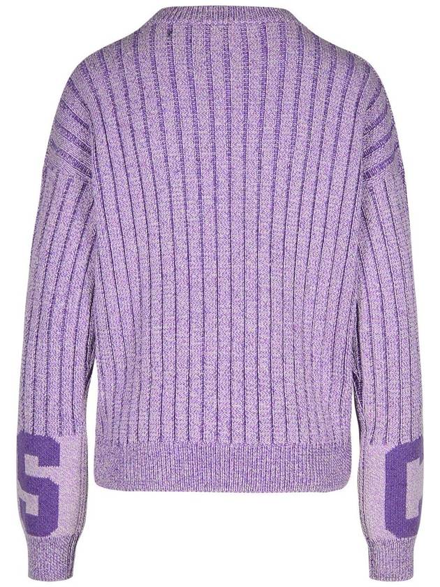 Gcds Lilac Cotton Sweater - GCDS - BALAAN 3