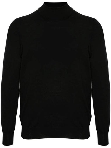 Lightweight knit wool turtleneck black - RVR LARDINI - BALAAN 1