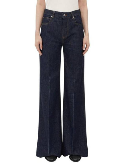 Palazzo Wide Jeans Indigo - BOTTEGA VENETA - BALAAN 2