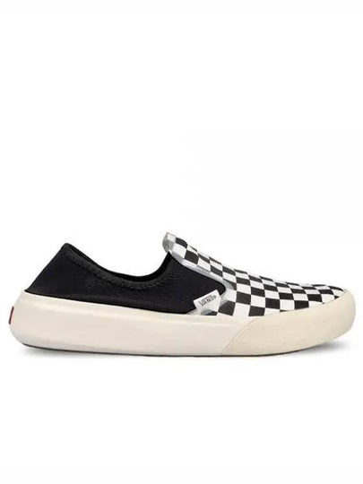 Checkerboard ComfyCush One Slip-On Black White - VANS - BALAAN 2