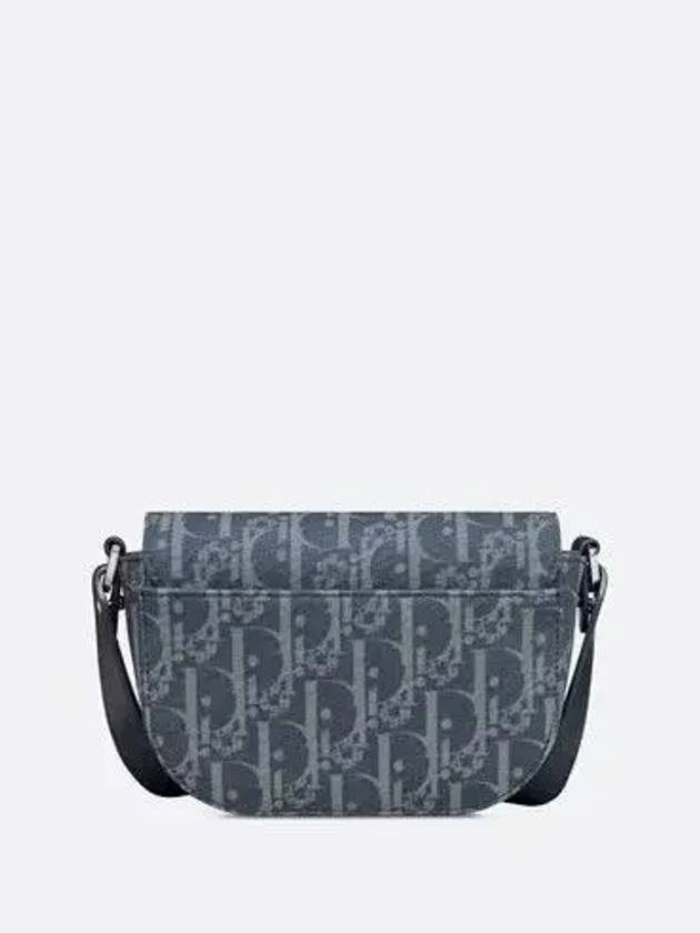 Denim Tears Tears Saddle Pouch Strap Denim Oblique Blue Piece Sign Tears - DIOR - BALAAN 6