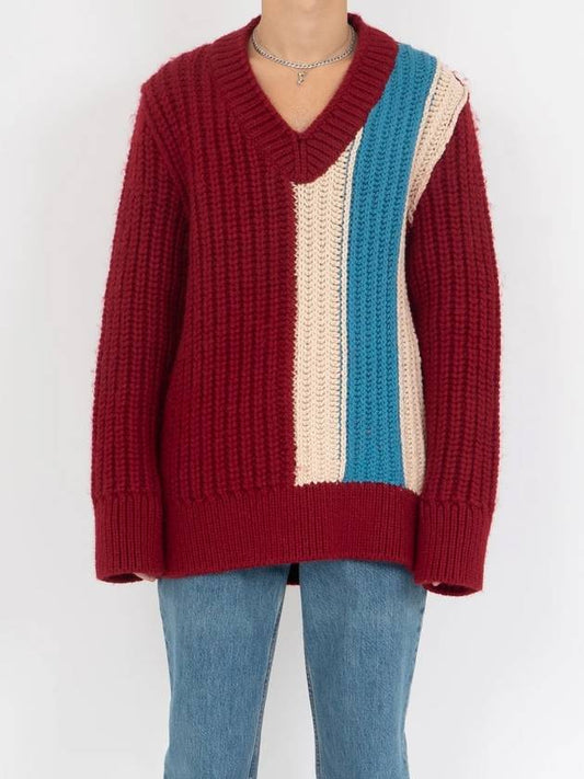 Calvin Klein 205W39NYC by oversized chunky stripe sweater - RAF SIMONS - BALAAN 2