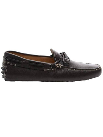 Men's Bash Gomino Driving Loafers Brown - TOD'S - BALAAN.