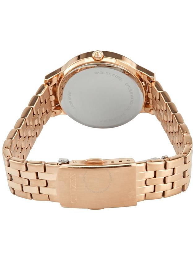 Citizen Quartz Crystal Silver Dial Rose Gold-plated Ladies Watch ED8183-54A - CITIZEN - BALAAN 3