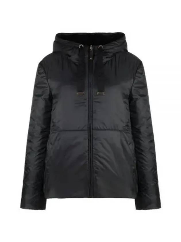 Flynn Reversible Hooded Down Padding Black - MAX MARA - BALAAN 2