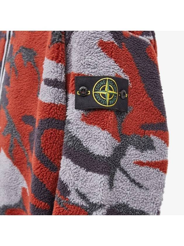 Heritage Camo Fleece Hoodie Camo Red - STONE ISLAND - BALAAN 6