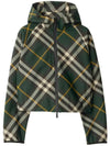 check pattern zip-up jacket 8081889 - BURBERRY - BALAAN 1