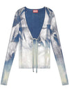 M-Isolde Faded Cardigan Blue - DIESEL - BALAAN 2