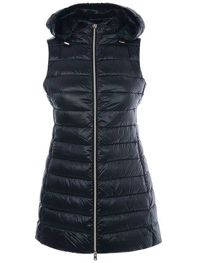 Serena Hooded Padding Vest Navy - HERNO - BALAAN 2