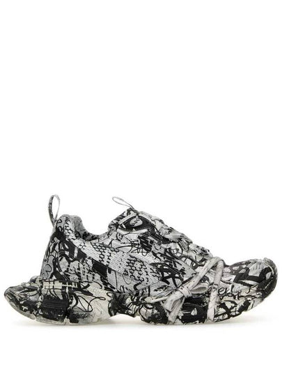 3XL Extreme Graffiti Low Top Sneakers Grey - BALENCIAGA - BALAAN 2