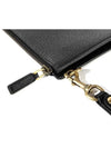 GG Marmont leather strap clutch bag black - GUCCI - BALAAN 6