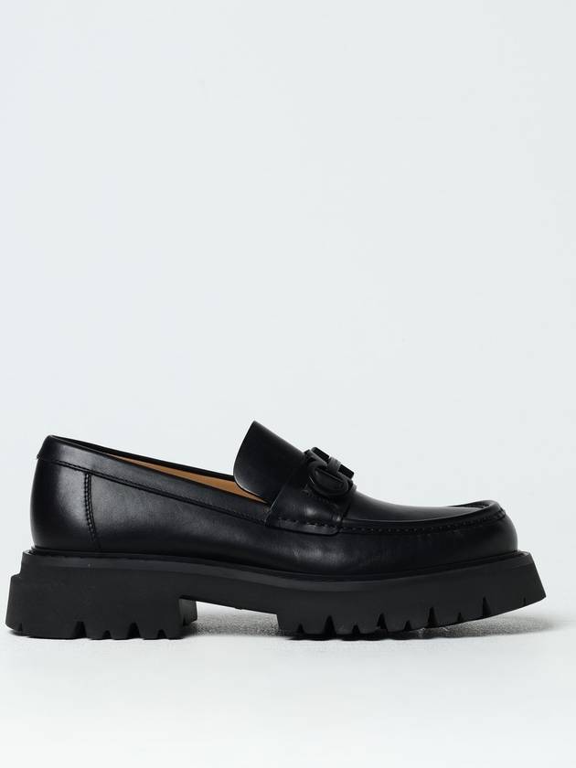 Gancini Chunky Sole Loafers Black - SALVATORE FERRAGAMO - BALAAN 2