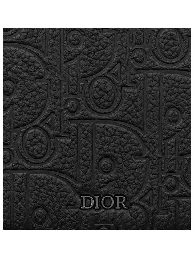 Gravity Leather Half Wallet Black - DIOR - BALAAN 6