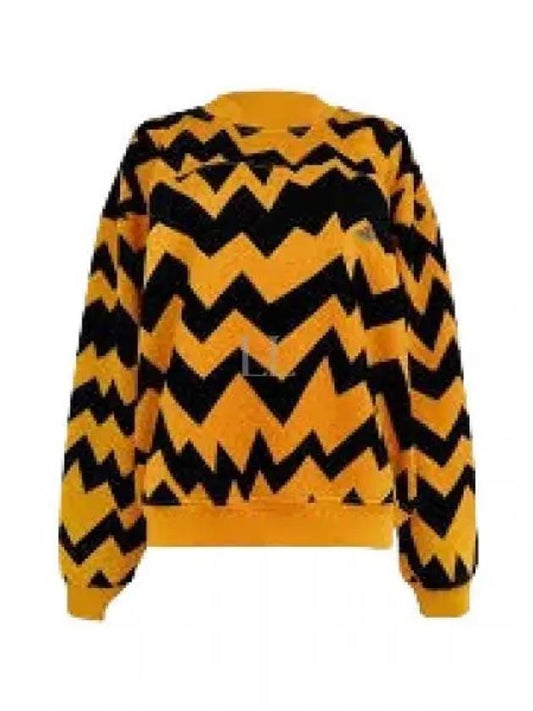 Fresh Crew Neck Cotton Sweatshirt Zig Zag - VIVIENNE WESTWOOD - BALAAN 2