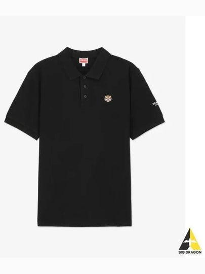 Lucky Tiger Embroid PK Shirt Black - KENZO - BALAAN 2