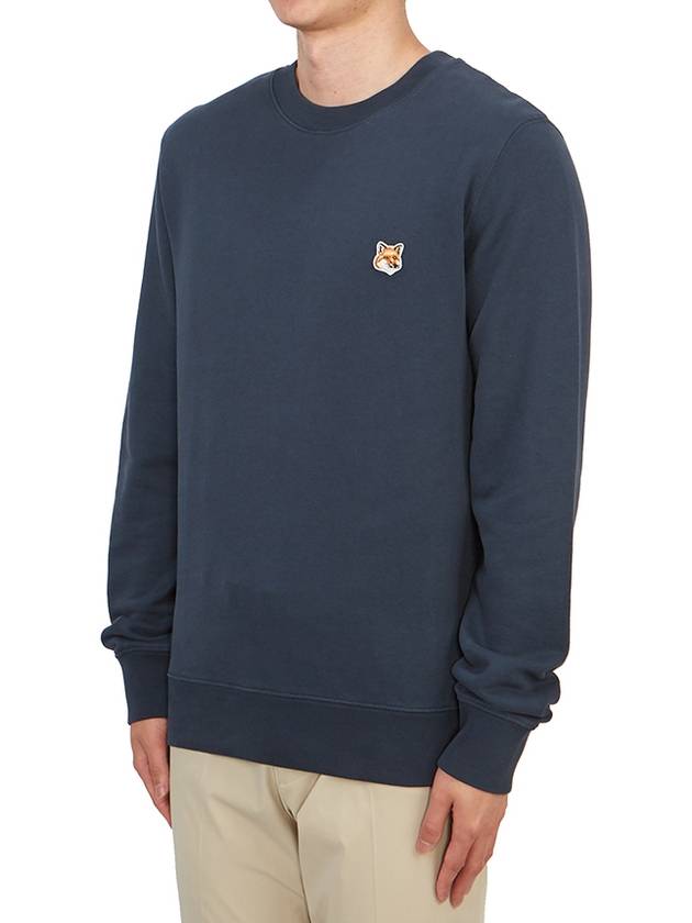 Fox Head Patch Regular Sweatshirt Midnight Blue - MAISON KITSUNE - BALAAN 3