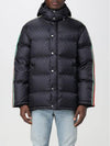 GG Jacquard Hooded Padding Jacket Black - GUCCI - BALAAN 1