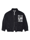 BBD The Apparition Zip Up Denim Jacket Black - BLACKBLOND - BALAAN 1